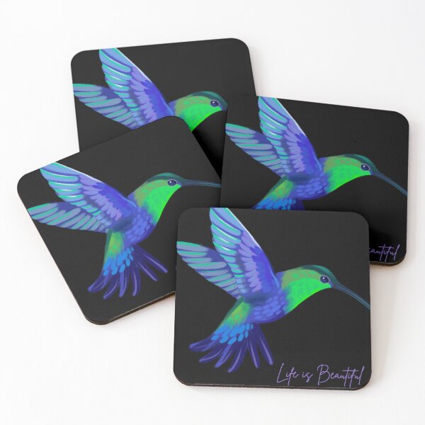 Item preview, Enjoy life. hummingbird. hummingbird open wings. life is beatiful. designed and sold by Lunarmenta.