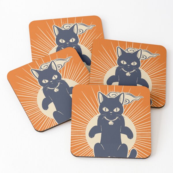 Item preview, Black Cat With The Sun designed and sold by BATKEI ART.
