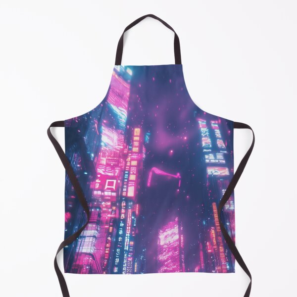 Item preview, Retro Vaporwave Hero Big Cyber City | AI Digital Art designed and sold by Colossal Creative.