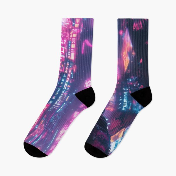 Item preview, Retro Vaporwave Hero Big Cyber City | AI Digital Art designed and sold by Colossal Creative.
