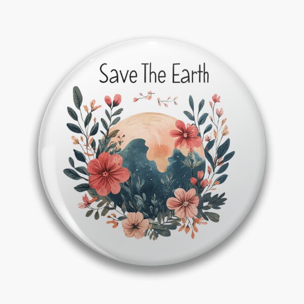 Item preview, Save the Earth – Vibrant Floral Art for a Sustainable Future designed and sold by YummyCreative.
