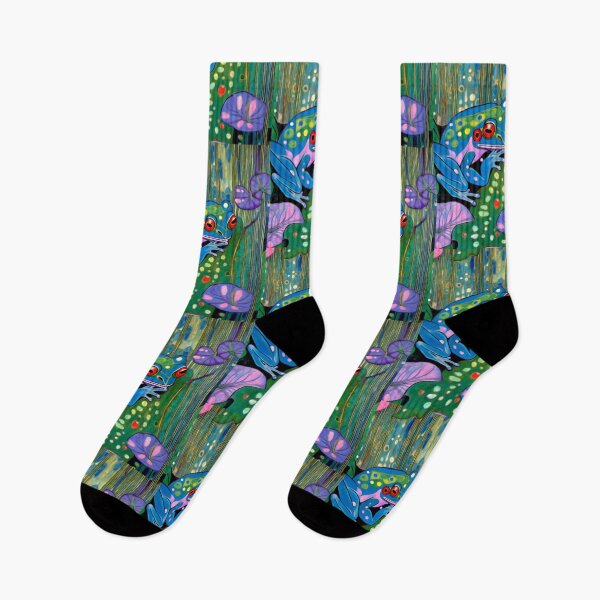 Item preview,  Abstract Frog On Lili Pond designed and sold by TheDarkWardrobe.