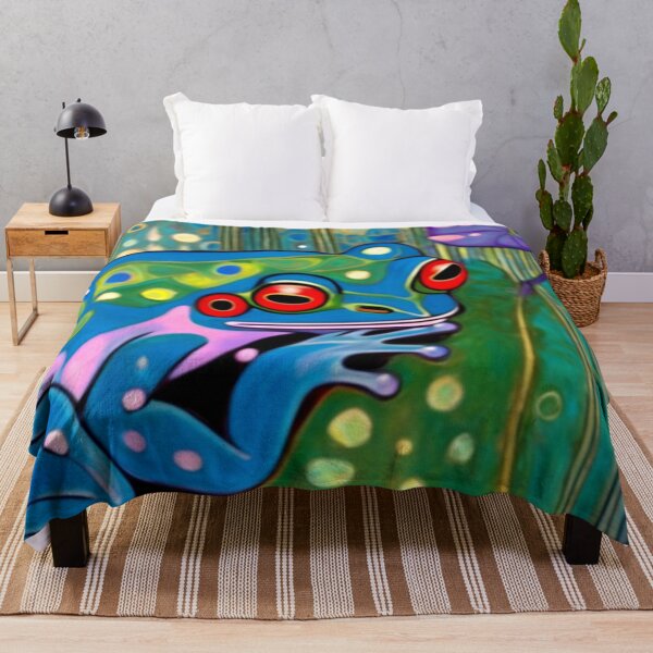 Item preview,  Abstract Frog On Lili Pond designed and sold by TheDarkWardrobe.