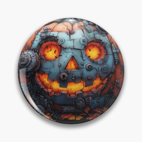 Item preview, Steampunk Halloween Pumpkin - Mechanical Jack-O'-Lantern designed and sold by JohanSD.