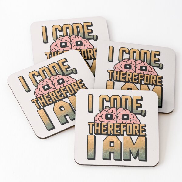 Item preview, I Code, Therefore I Am designed and sold by SignumShop.