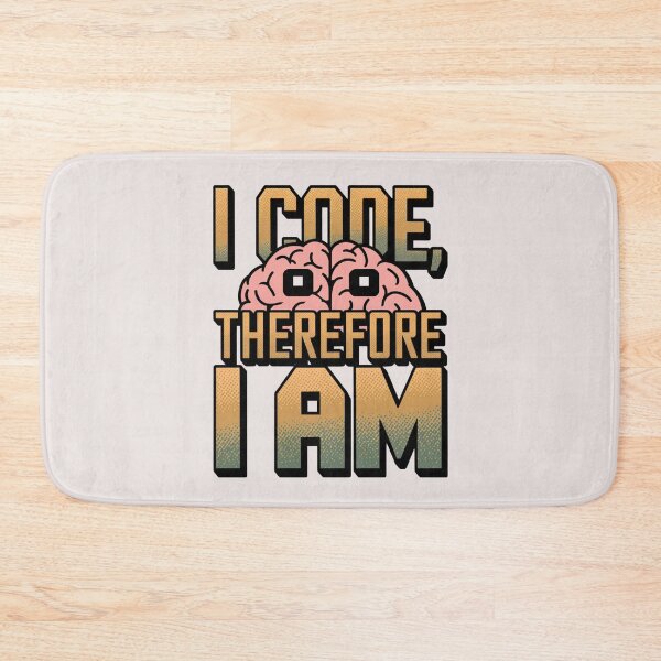 Item preview, I Code, Therefore I Am designed and sold by SignumShop.
