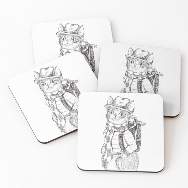 Item preview, Backpack Cat designed and sold by DaughertyDraws.