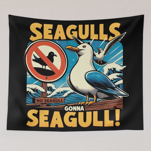 Item preview, Seagulls Gonna Seagull designed and sold by RafaelLima7.