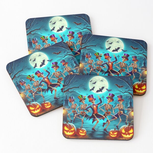 Artikelvorschau, Skelett-Halloween-Party. entworfen und verkauft von Halifaxartguy.
