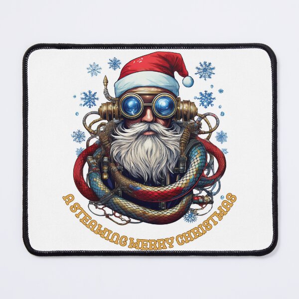Item preview, Fun Steampunk Christmas Image designed and sold by Camel & Quirk.