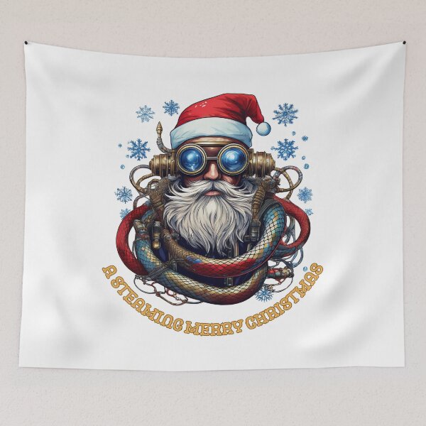 Item preview, Fun Steampunk Christmas Image   designed and sold by Camel & Quirk.
