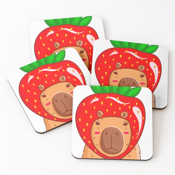 Item preview, Capybara sweet capyberry designed and sold by PolinaMirralisa.