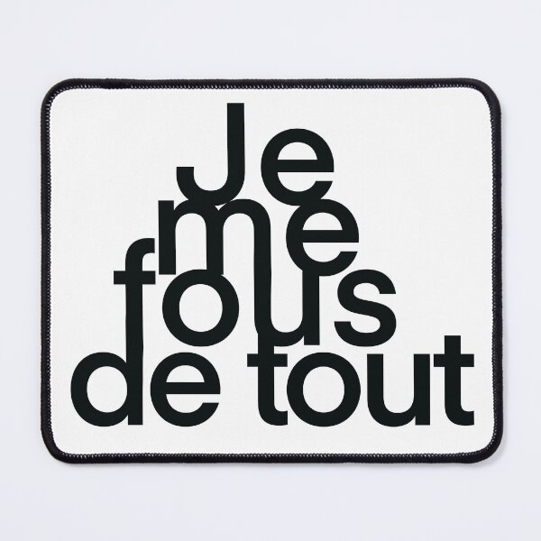 Item preview, Je Me Fous de Tout designed and sold by thelittleforest.