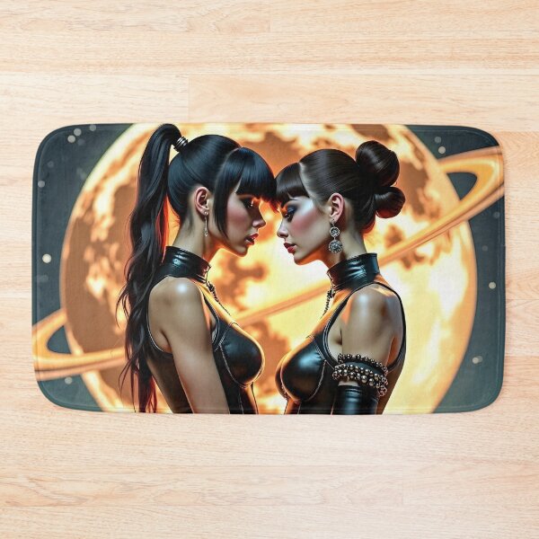 Item preview, Girls in love with Saturn designed and sold by Planet Utoppia.