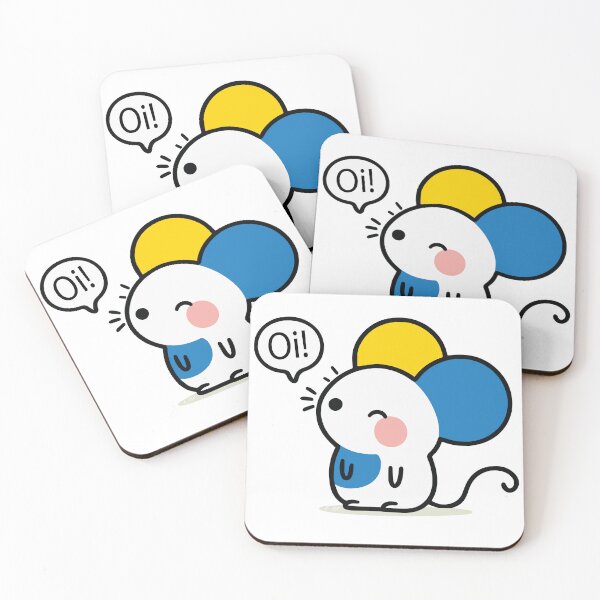 Item preview, Little mouse says 'Oi!' designed and sold by DeReeg.