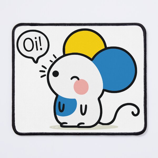 Item preview, Little mouse says 'Oi!' designed and sold by DeReeg.