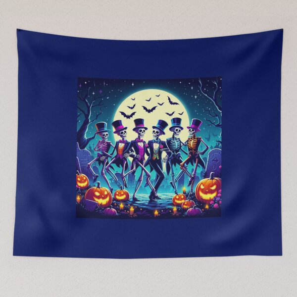 Item preview, Funky Halloween Skeleton Dance designed and sold by Halifaxartguy.