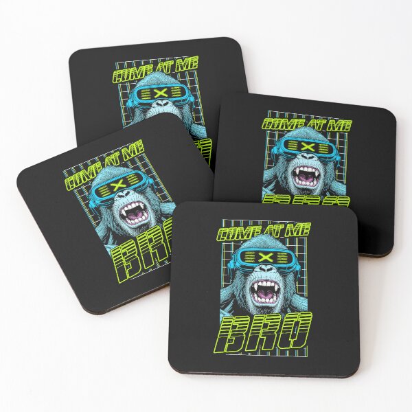 Item preview, Come At Me Bro Funny Gorilla Gamer Monkey Cyberpunk VR designed and sold by GrandeDuc.