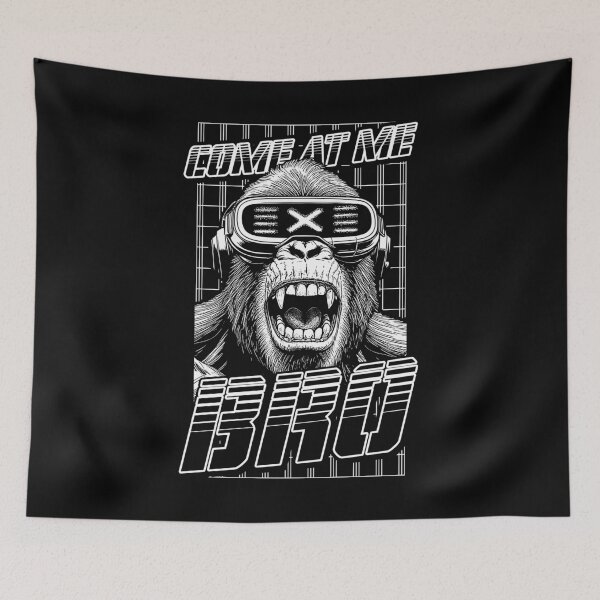 Item preview, Come At Me Bro Funny Gorilla Gamer Monkey Cyberpunk VR designed and sold by GrandeDuc.