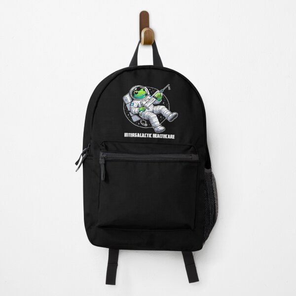 Item preview, Frog in Space with Syringe - Intergalactic Healthcare designed and sold by MaateoDesign.