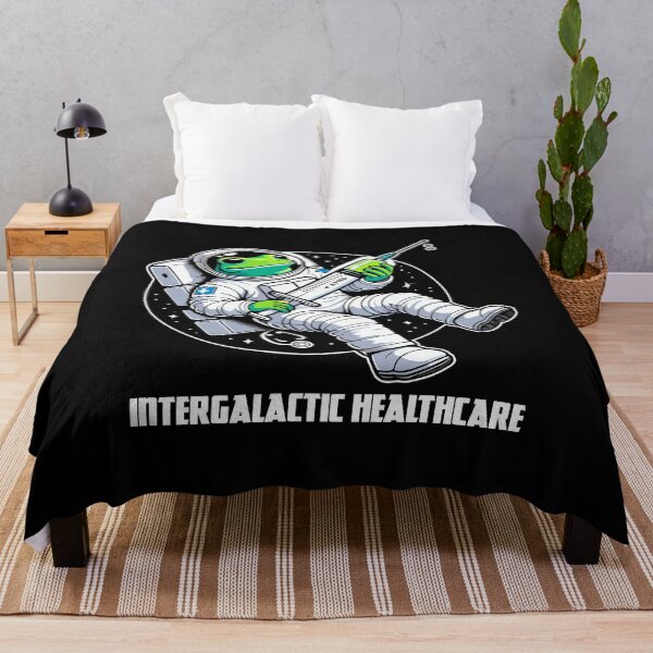 Item preview, Rana en el espacio con jeringa - Intergalactic Healthcare designed and sold by MaateoDesign.