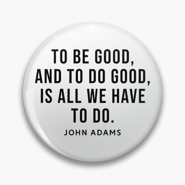 Artikelvorschau, Inspirierender Satz von John Adams entworfen und verkauft von SoulQuot.