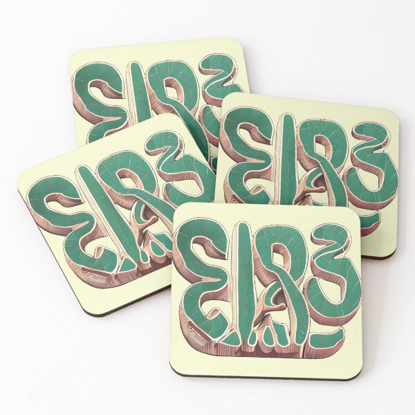 Item preview, Green Tribal 3d Graffiti designed and sold by Chubuter.