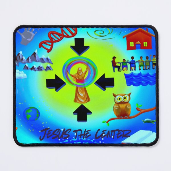 Item preview, Jesus the Center  designed and sold by JoeysPODShop.