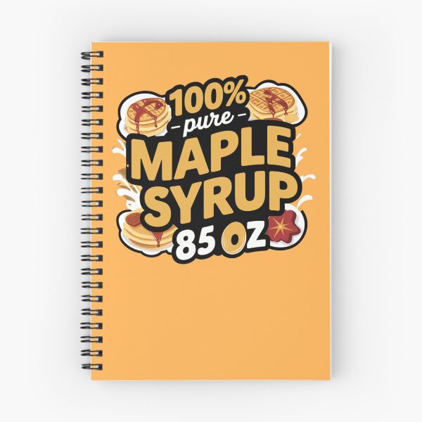 Item preview, maple syrup label, matching halloween costume designed and sold by NoetherSym.
