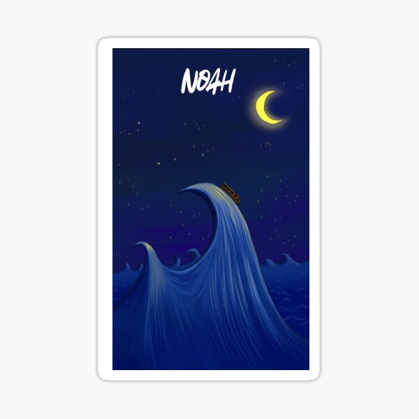 Item preview, Noah's Ark on a Huge Wave designed and sold by JoeysPODShop.