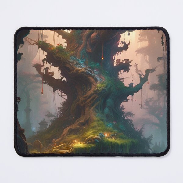 Item preview, Feywild Forest 2 - Dark Fantasy Art concept designed and sold by Delerat7.