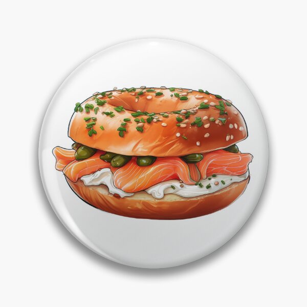 Item preview, Bagel & Lox  designed and sold by TwinklesPage.