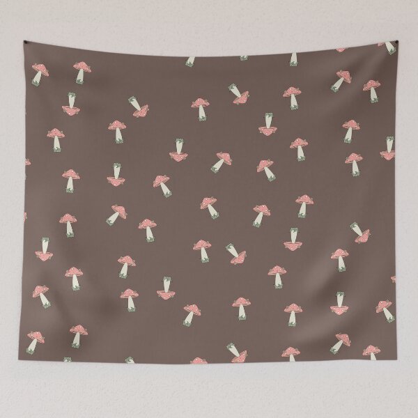 Item preview, Single Mushroom pattern  designed and sold by DesignCollectiv.