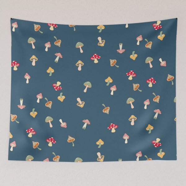 Item preview, multiple Mushroom pattern  designed and sold by DesignCollectiv.