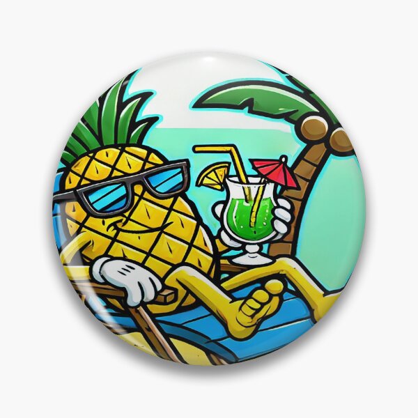 Item preview, Tropi-Cool Vibes: Pineapple Relax designed and sold by FAONIM.