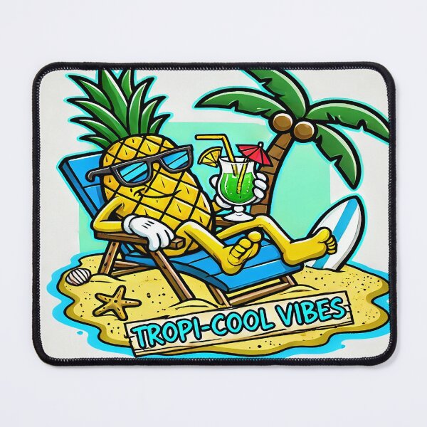 Item preview, Tropi-Cool Vibes: Pineapple Relax designed and sold by FAONIM.