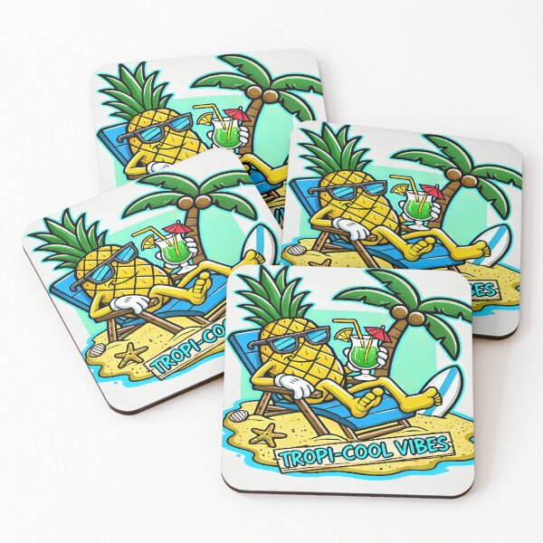 Item preview, Tropi-Cool Vibes: Pineapple Relax designed and sold by FAONIM.