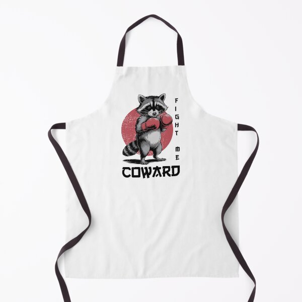 Item preview, Funny Fighte Me Coward, Raccoon Boxer, Box Lover designed and sold by ArtByKatti.