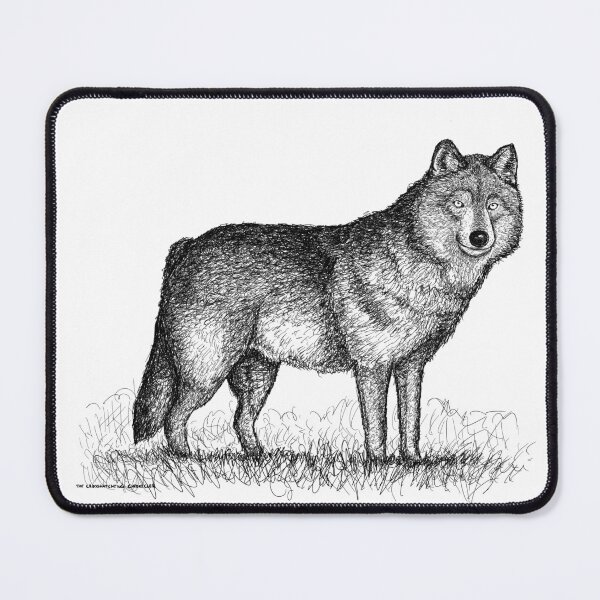 Item preview, Greetings from the Gray Wolf designed and sold by Crosshatching.