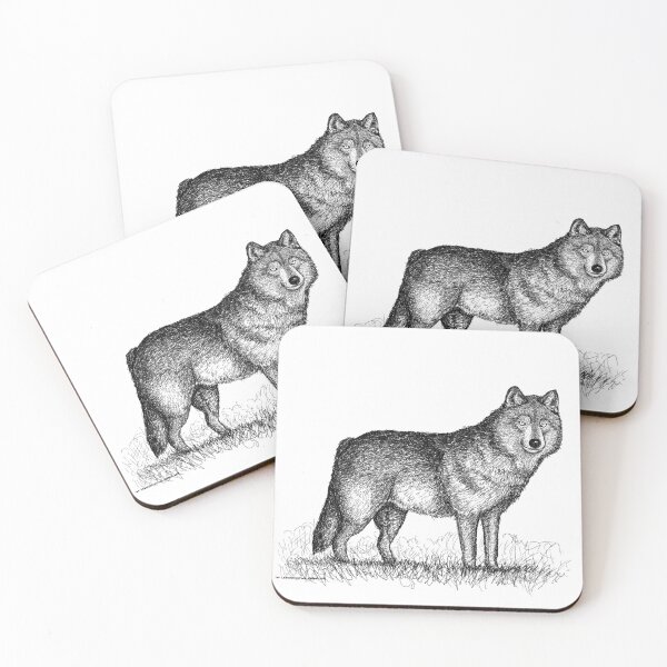 Item preview, Greetings from the Gray Wolf designed and sold by Crosshatching.