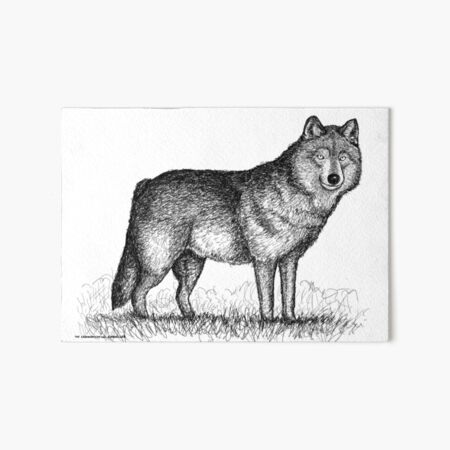 Item preview, Grüße vom Grauen Wolf designed and sold by Crosshatching.