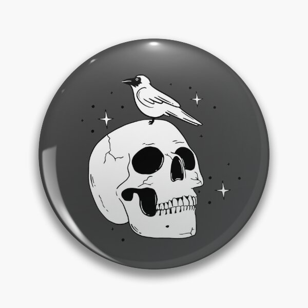 Item preview,  Skull with a Raven designed and sold by ahlam othman.