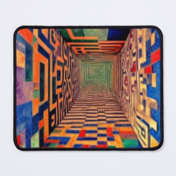 Item preview, Abstract Colorful Maze designed and sold by TheDarkWardrobe.