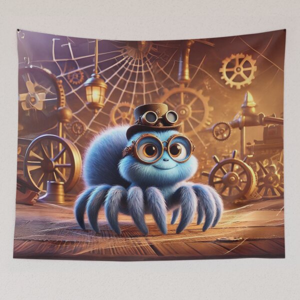 Item preview, Steampunk Cobalt Blue Tarantula designed and sold by Sillytoe.