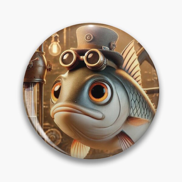 Item preview, Steampunk Cobia Fish designed and sold by Sillytoe.