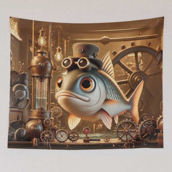 Item preview, Steampunk Cobia Fish designed and sold by Sillytoe.