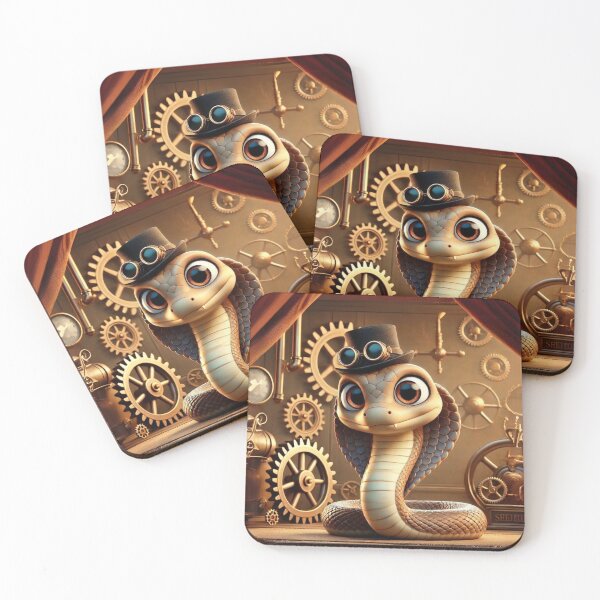 Item preview, Steampunk Cobra designed and sold by Sillytoe.