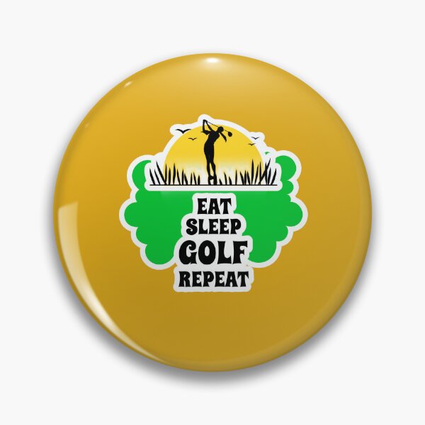 Item preview, Eat Sleep Funny Golf Saying designed and sold by Sartoris Art.