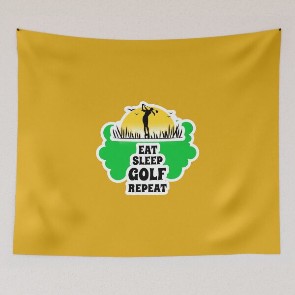 Item preview, Eat Sleep Golf Humor designed and sold by Sartoris Art.