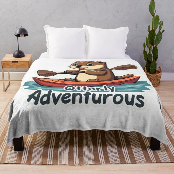 Item preview, Paddling with Joy: Cute Otter Kayak Journey designed and sold by duke818.